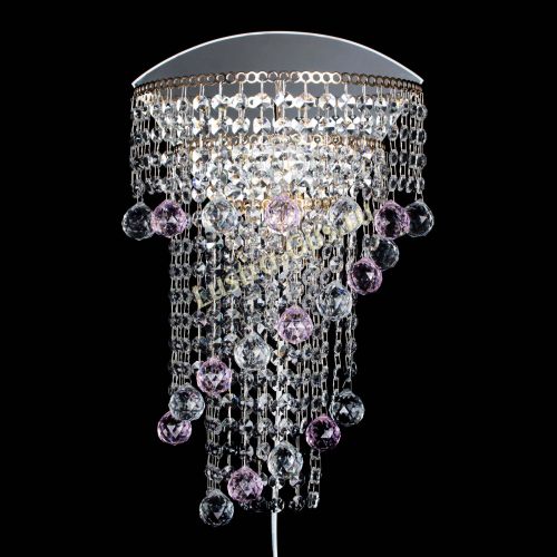 Бра Пирамида №3 розовая в Симферополе Гусь Хрустальный