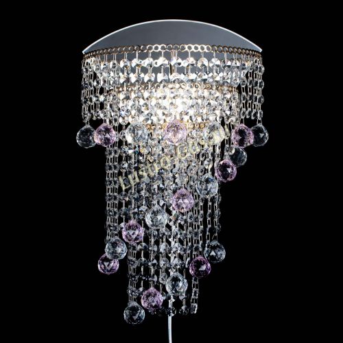 Бра Пирамида №3 розовая в Симферополе Гусь Хрустальный