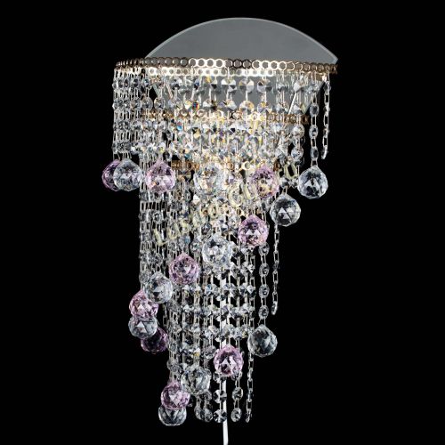 Бра Пирамида №3 розовая в Симферополе Гусь Хрустальный