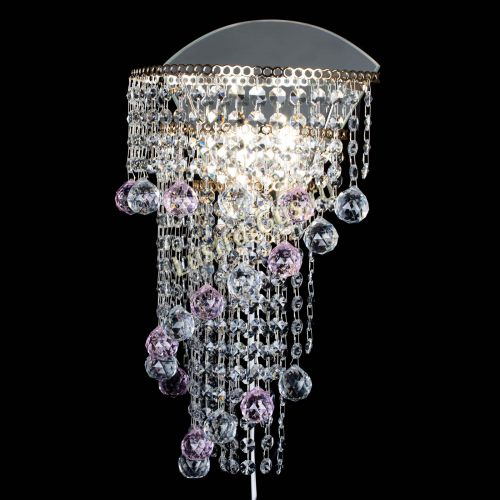 Бра Пирамида №3 розовая в Симферополе Гусь Хрустальный