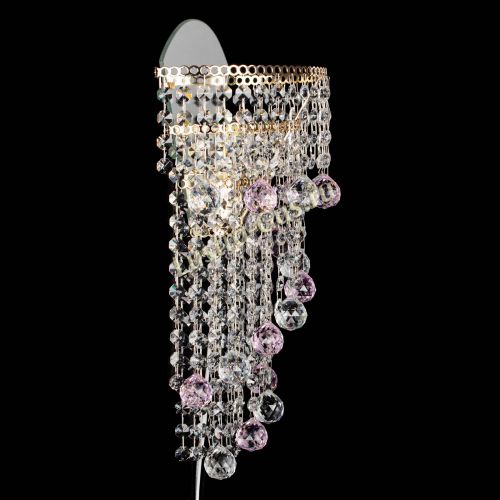 Бра Пирамида №3 розовая в Симферополе Гусь Хрустальный