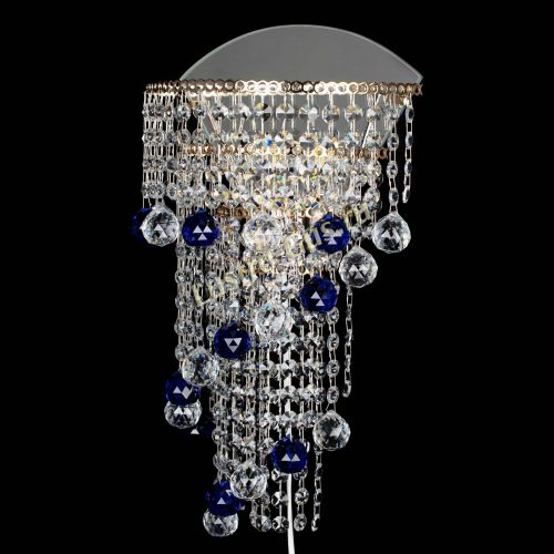 Бра Пирамида №3 синяя в Симферополе Гусь Хрустальный