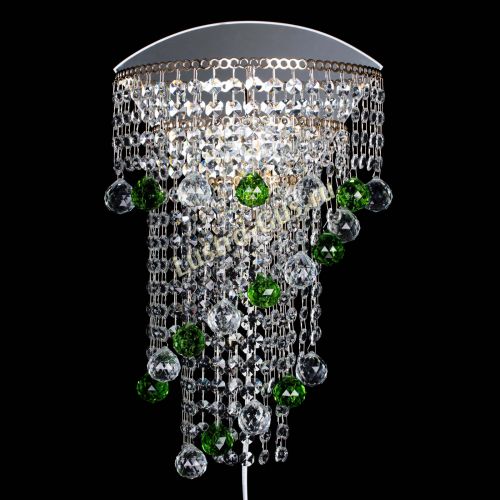 Бра Пирамида №3 зеленая в Симферополе Гусь Хрустальный