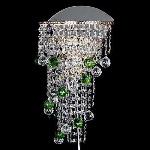 Бра Пирамида №3 зеленая в Симферополе Гусь Хрустальный