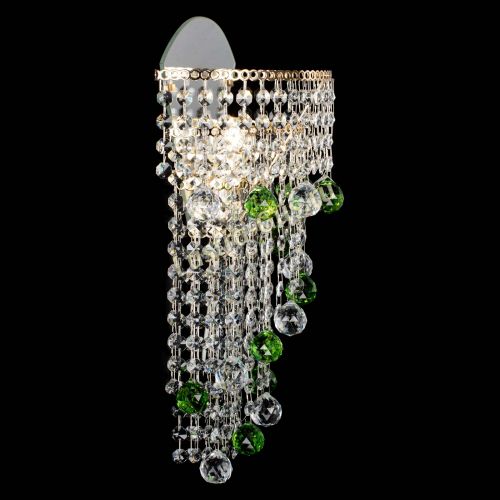 Бра Пирамида №3 зеленая в Симферополе Гусь Хрустальный