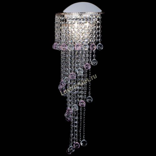 Бра Пирамида №6 розовая в Симферополе Гусь Хрустальный