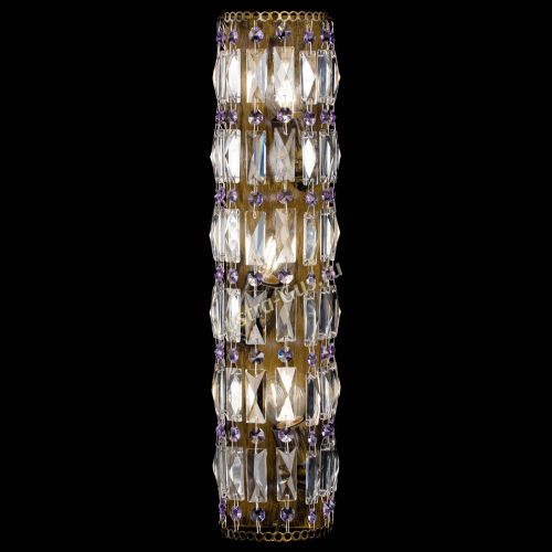 Бра Прямоугольник пластинка под бронзу Фиолетовая в Симферополе Гусь Хрустальный