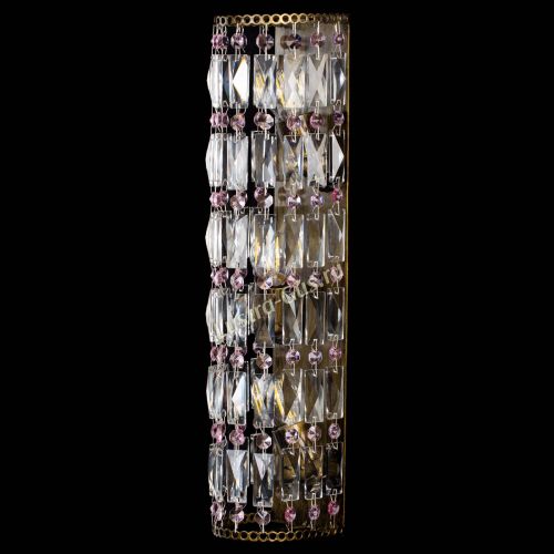 Бра Прямоугольник пластинка под бронзу Розовая в Симферополе Гусь Хрустальный