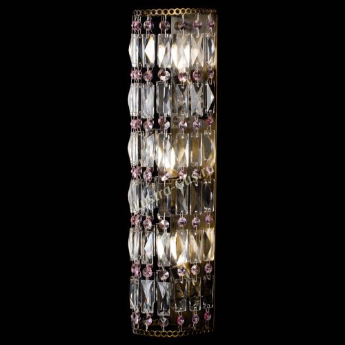 Бра Прямоугольник пластинка под бронзу Розовая в Симферополе Гусь Хрустальный