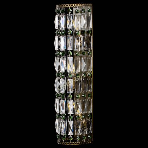 Бра Прямоугольник пластинка под бронзу Зеленая в Симферополе Гусь Хрустальный