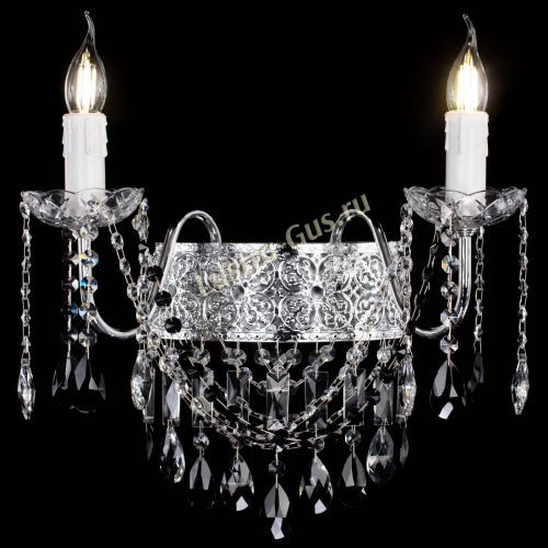 Бра Свеча Восток №2 черная в Симферополе Гусь Хрустальный