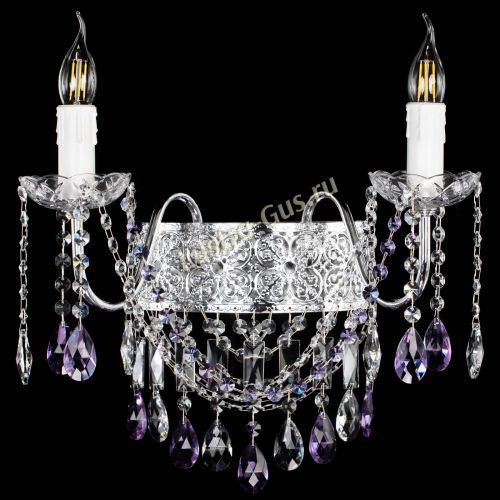 Бра Свеча Восток №2 фиолетовая в Симферополе Гусь Хрустальный