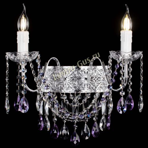 Бра Свеча Восток №2 фиолетовая в Симферополе Гусь Хрустальный