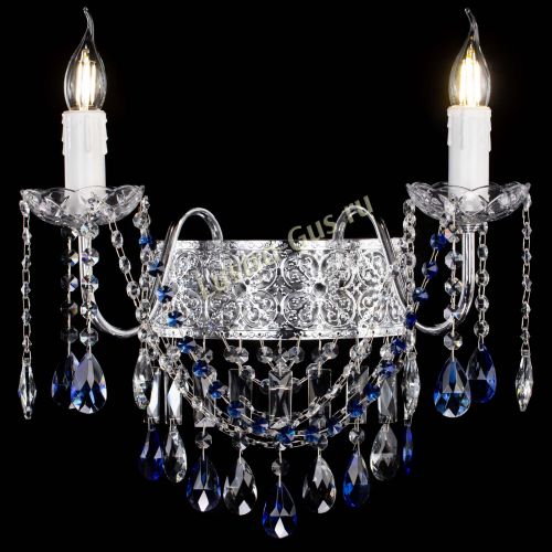 Бра Свеча Восток №2 синяя в Симферополе Гусь Хрустальный