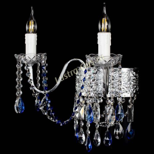 Бра Свеча Восток №2 синяя в Симферополе Гусь Хрустальный