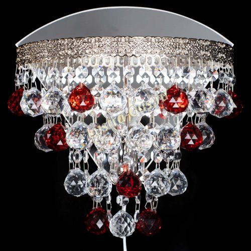 Бра Токката пирамида шар 30 красная в Симферополе Гусь Хрустальный