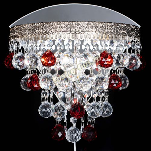 Бра Токката пирамида шар 30 красная в Симферополе Гусь Хрустальный