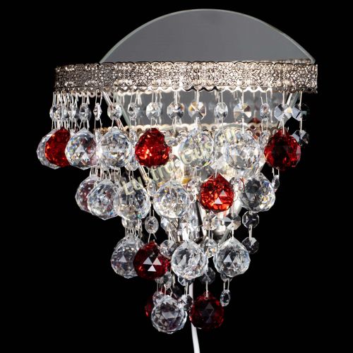 Бра Токката пирамида шар 30 красная в Симферополе Гусь Хрустальный