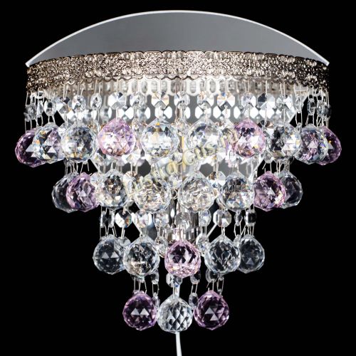 Бра Токката пирамида шар 30 розовая в Симферополе Гусь Хрустальный