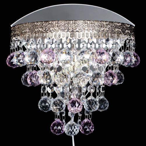 Бра Токката пирамида шар 30 розовая в Симферополе Гусь Хрустальный