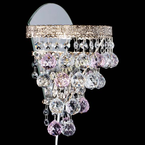 Бра Токката пирамида шар 30 розовая в Симферополе Гусь Хрустальный