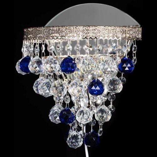 Бра Токката пирамида шар 30 синяя в Симферополе Гусь Хрустальный