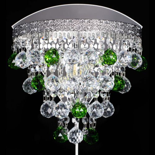 Бра Токката пирамида шар 30 зеленая в Симферополе Гусь Хрустальный