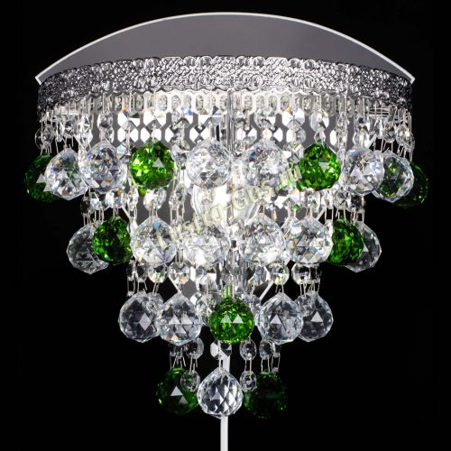 Бра Токката пирамида шар 30 зеленая в Симферополе Гусь Хрустальный