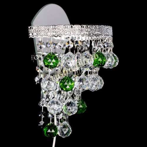 Бра Токката пирамида шар 30 зеленая в Симферополе Гусь Хрустальный