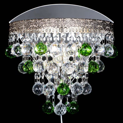 Бра Токката пирамида шар 30 зеленая в Симферополе Гусь Хрустальный