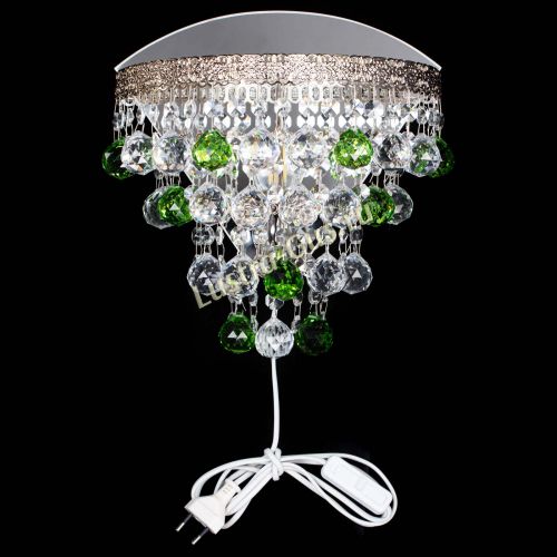 Бра Токката пирамида шар 30 зеленая в Симферополе Гусь Хрустальный