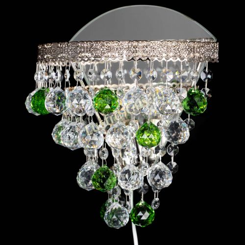 Бра Токката пирамида шар 30 зеленая в Симферополе Гусь Хрустальный