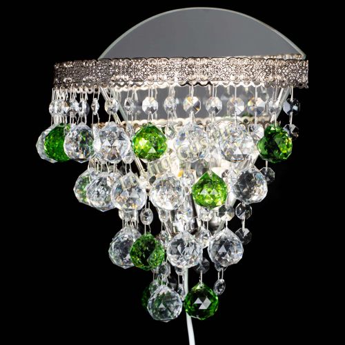 Бра Токката пирамида шар 30 зеленая в Симферополе Гусь Хрустальный