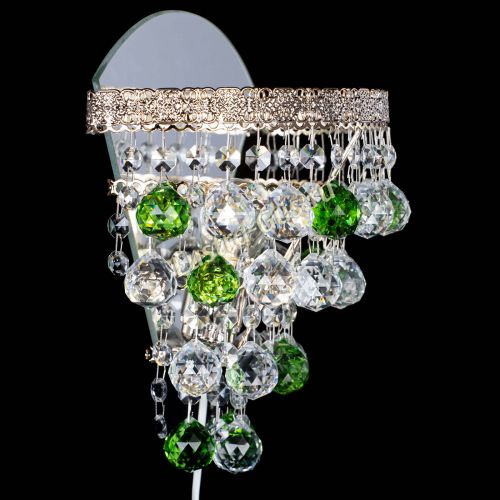 Бра Токката пирамида шар 30 зеленая в Симферополе Гусь Хрустальный