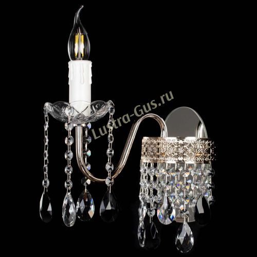 Бра Венеция №1 мини черная в Симферополе Гусь Хрустальный
