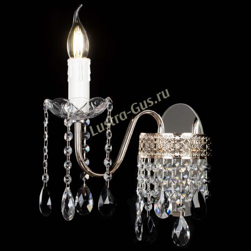 Бра Венеция №1 мини черная в Симферополе Гусь Хрустальный