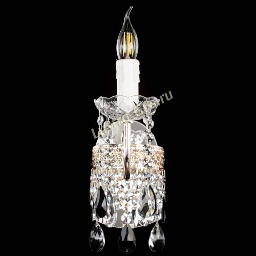 Бра Венеция №1 мини черная в Симферополе Гусь Хрустальный