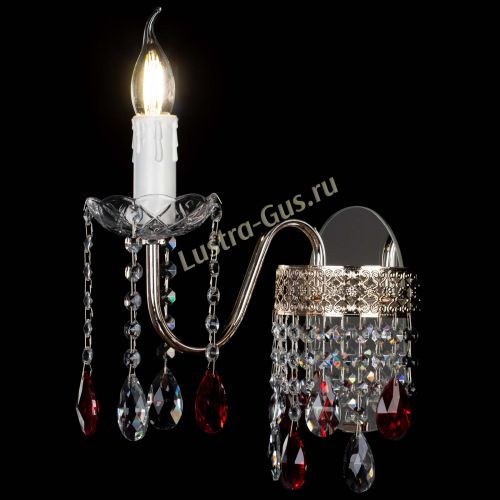Бра Венеция №1 мини красная в Симферополе Гусь Хрустальный