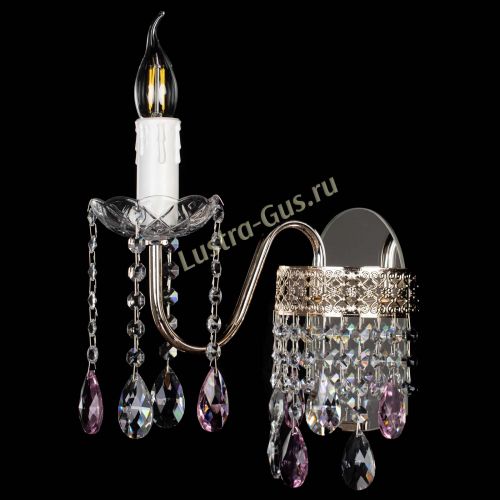Бра Венеция №1 мини розовая в Симферополе Гусь Хрустальный