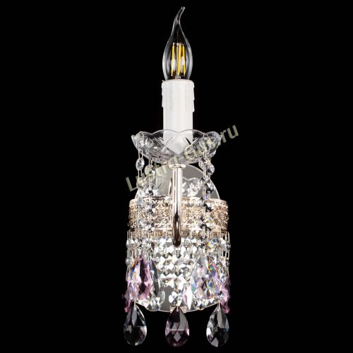 Бра Венеция №1 мини розовая в Симферополе Гусь Хрустальный