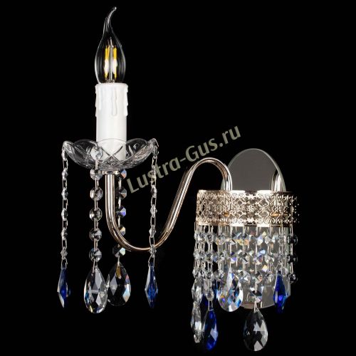 Бра Венеция №1 мини синяя в Симферополе Гусь Хрустальный