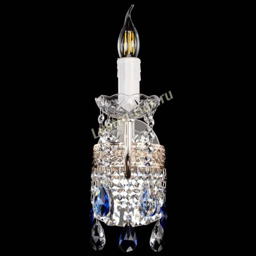 Бра Венеция №1 мини синяя в Симферополе Гусь Хрустальный