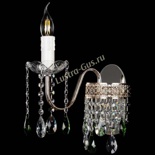 Бра Венеция №1 мини зеленая в Симферополе Гусь Хрустальный