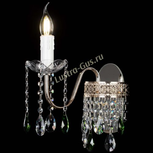 Бра Венеция №1 мини зеленая в Симферополе Гусь Хрустальный