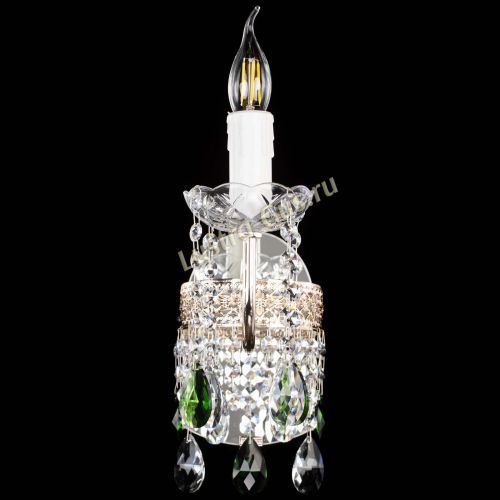 Бра Венеция №1 мини зеленая в Симферополе Гусь Хрустальный