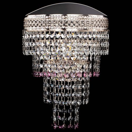 Бра Венеция Капель оптикон розовая в Симферополе Гусь Хрустальный