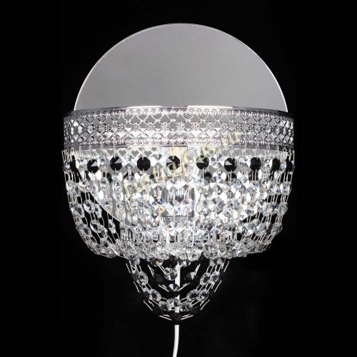 Бра Венеция оптикон черная в Симферополе Гусь Хрустальный