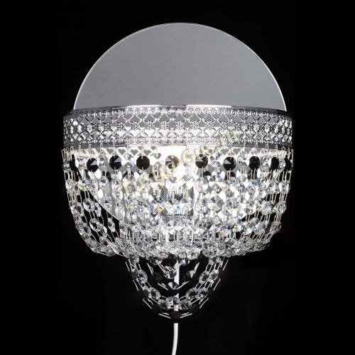 Бра Венеция оптикон черная в Симферополе Гусь Хрустальный