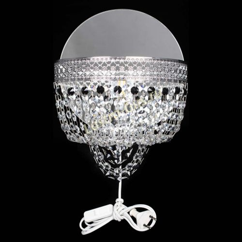 Бра Венеция оптикон черная в Симферополе Гусь Хрустальный