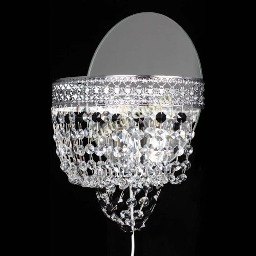 Бра Венеция оптикон черная в Симферополе Гусь Хрустальный